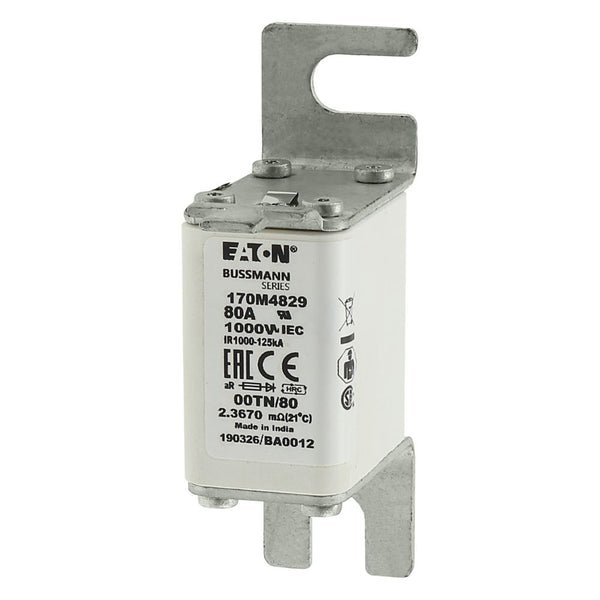 Eaton Bussmann 170M4829 80A 1000V AC aR High-Speed Fuse