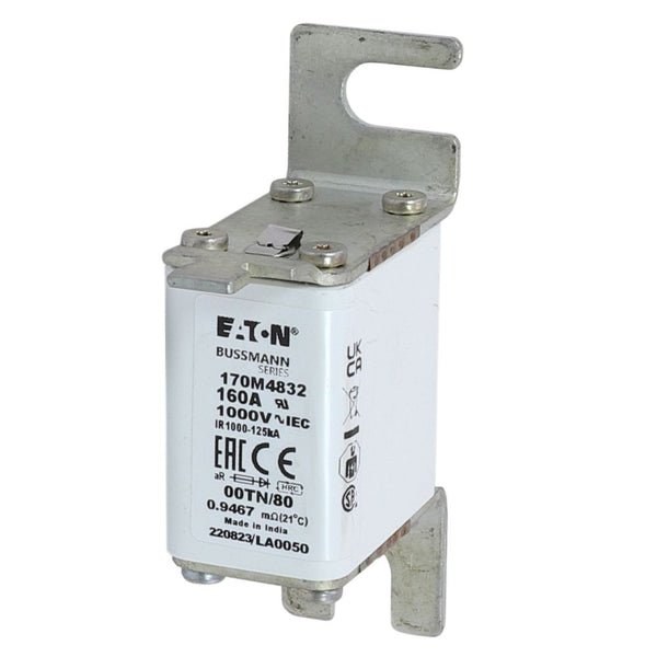 Eaton Bussmann 170M4832 160A 1000V AC aR High-Speed Fuse