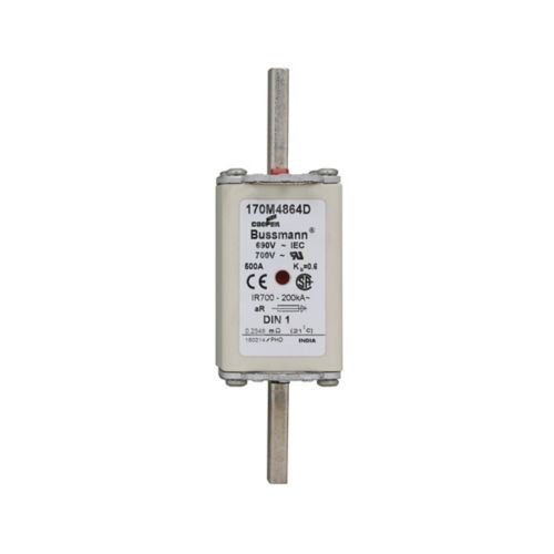 Eaton Bussmann 170M4864D 500A 690V AC aR DIN Blade High-Speed Fuse