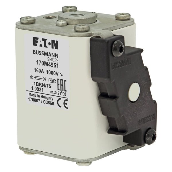 Eaton Bussmann 170M4951 160A 1000V AC aR High-Speed Fuse