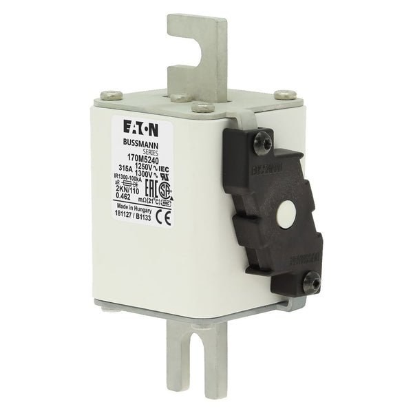 Bussmann 170M5240 315A 1250V AC (IEC) / 1300V AC (UL) 170M high-speed square-body fuse