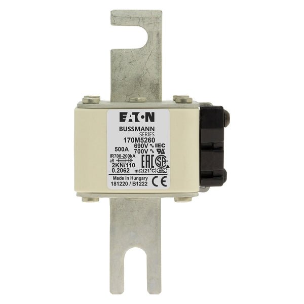 Bussmann 170M5260 500A 690V AC 170M high-speed square-body fuse