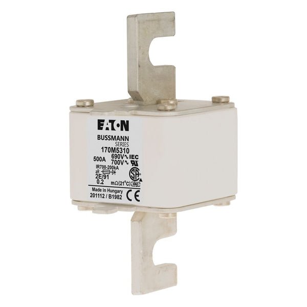 Eaton Bussmann 170M5310 500A 690V AC aR High-Speed Fuse