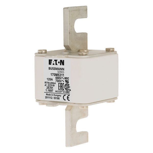 Eaton Bussmann 170M5311 550A 690V AC aR High-Speed Fuse