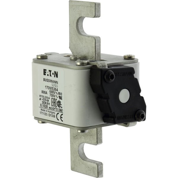 Eaton Bussmann 170M5364 800A 690V AC aR High-Speed Fuse