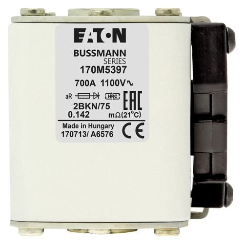 Eaton Bussmann 170M5397 700A 1000V AC aR High-Speed Fuse
