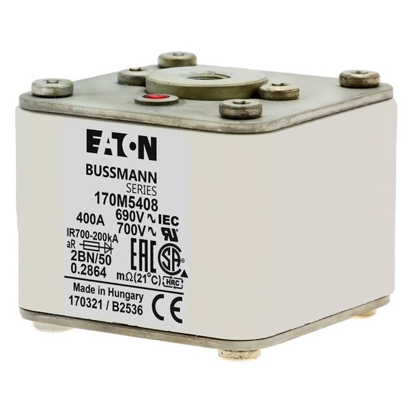 Eaton Bussmann 170M5408 400A 690V AC aR High-Speed Fuse