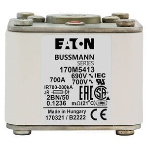 Eaton Bussmann 170M5413 700A 690V AC aR High-Speed Fuse