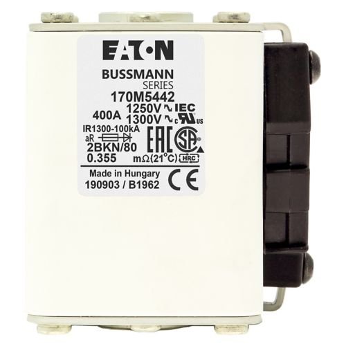 Eaton Bussmann 170M5442 400A 1250V AC aR High-Speed Fuse