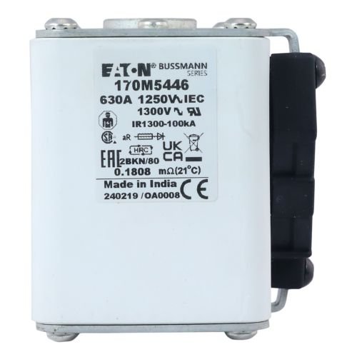 Eaton Bussmann 170M5446 630A 1250V AC aR High-Speed Fuse