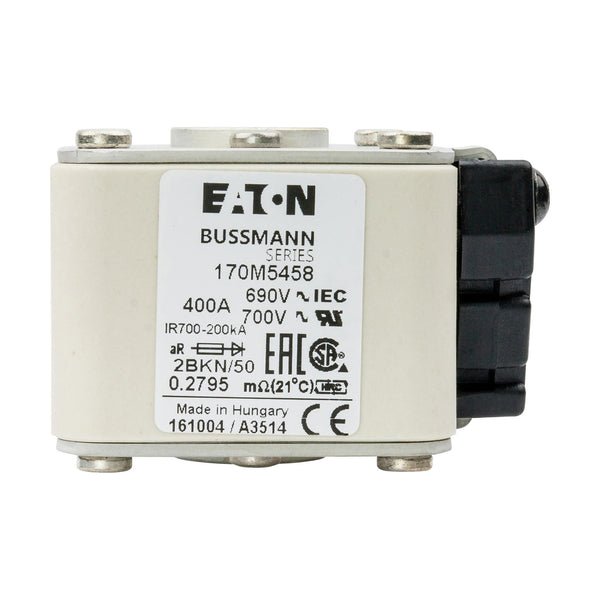 Eaton Bussmann 170M5458 400A 690V AC aR High-Speed Fuse