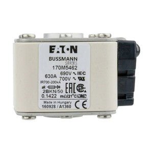 Eaton Bussmann 170M5462 630A 690V AC aR High-Speed Fuse