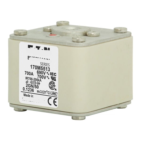 Eaton Bussmann 170M5513 700A 690V AC aR High-Speed Fuse
