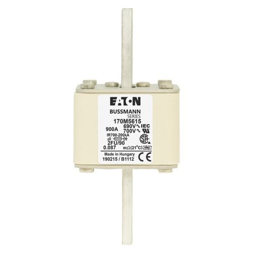 Eaton Bussmann 170M5615 900A 690V AC aR High-Speed Fuse