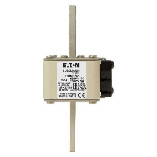 Eaton Bussmann 170M5761 550A 690V AC aR High-Speed Fuse