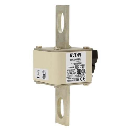 Eaton Bussmann 170M5766 1000A 690V AC aR High-Speed Fuse