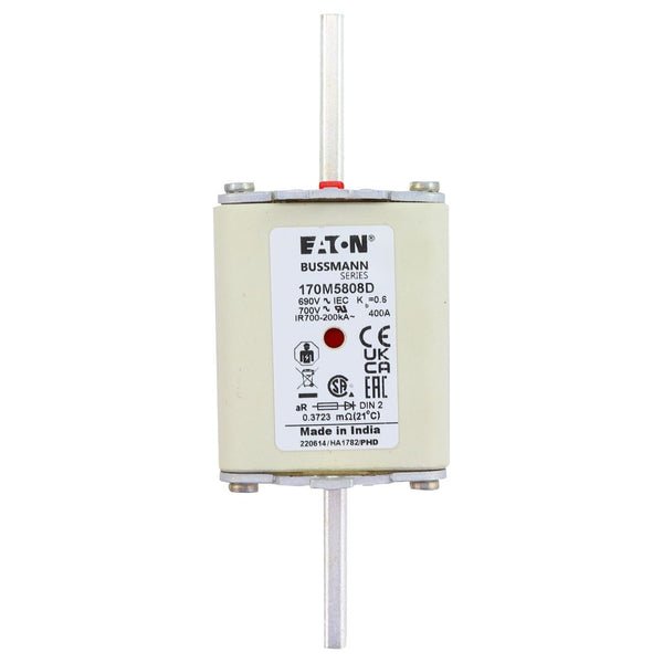 Eaton Bussmann 170M5808D 400A 690V AC aR High-Speed Fuse