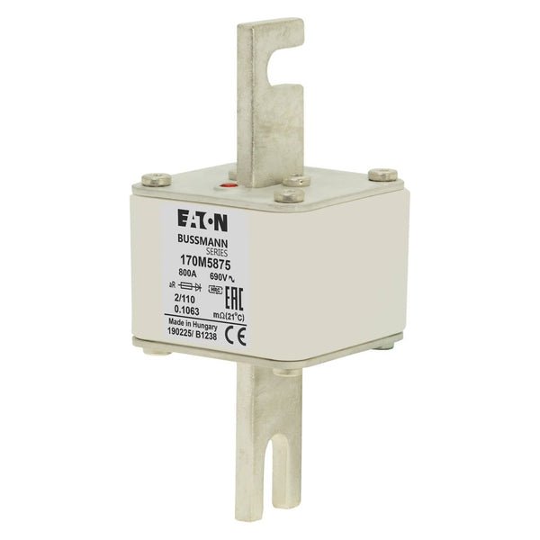 Eaton Bussmann 170M5875 800A 690V AC aR High-Speed Fuse