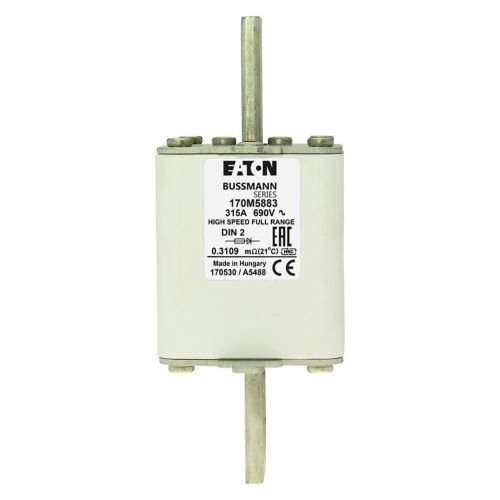 Eaton Bussmann 170M5883 315A 690V AC gR High-Speed Fuse
