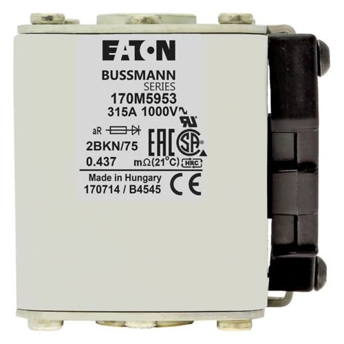 Eaton Bussmann 170M5953 315A 1000V AC aR High-Speed Fuse