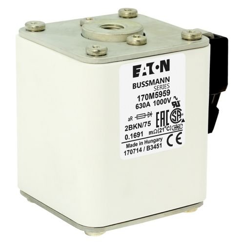 Eaton Bussmann 170M5959 630A 1000V AC aR High-Speed Fuse