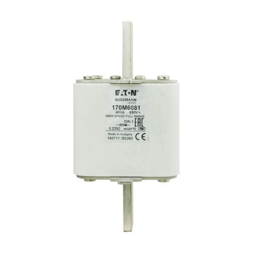 Eaton Bussmann 170M6081 400A 690V AC gR High-Speed Fuse
