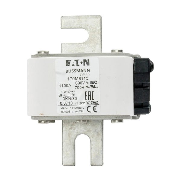 Bussmann 170M6115 1100A 690V AC 170M high-speed square-body fuse