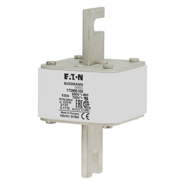 Bussmann 170M6160 630A 690V AC 170M high-speed square-body fuse