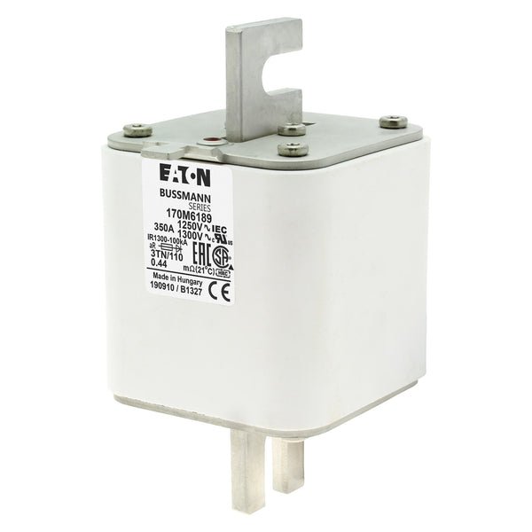 Bussmann 170M6189 350A 1250V AC (IEC) / 1300V AC (UL) fusible 170M cuadrado de alta velocidad