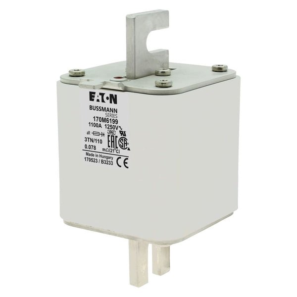 Bussmann 170M6199 1100A 1250V AC (IEC) / 1300V AC (UL) 170M high-speed square-body fuse
