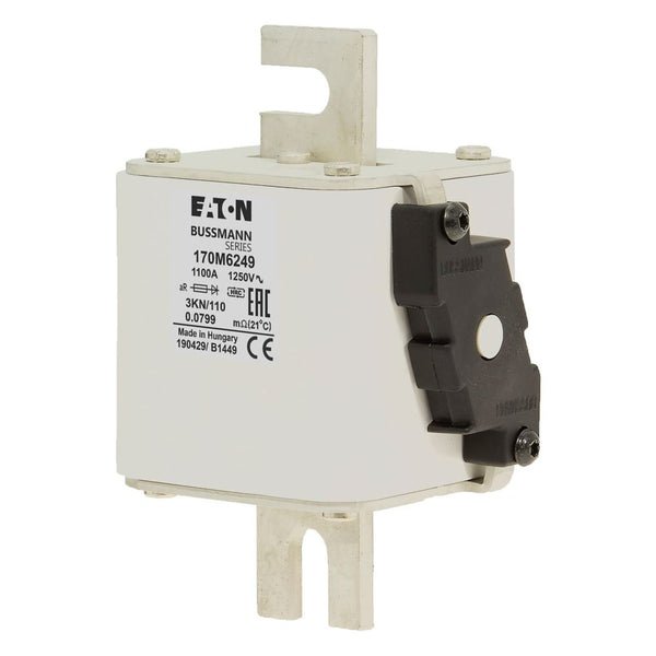 Bussmann 170M6249 1100A 1250V AC (IEC) / 1300V AC (UL) 170M high-speed square-body fuse