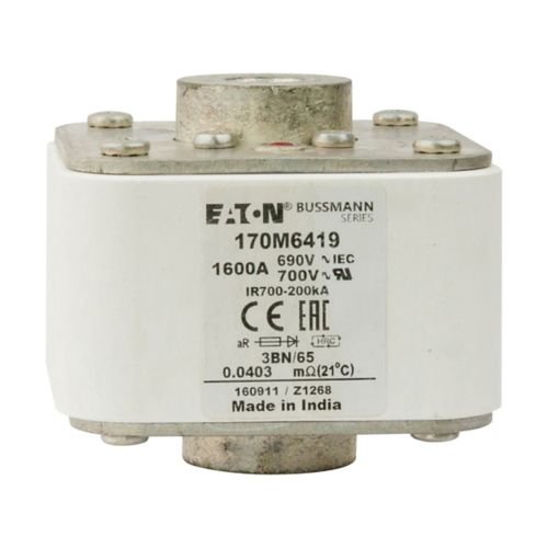 Eaton Bussmann 170M6419 1600A 690V AC aR High-Speed Fuse