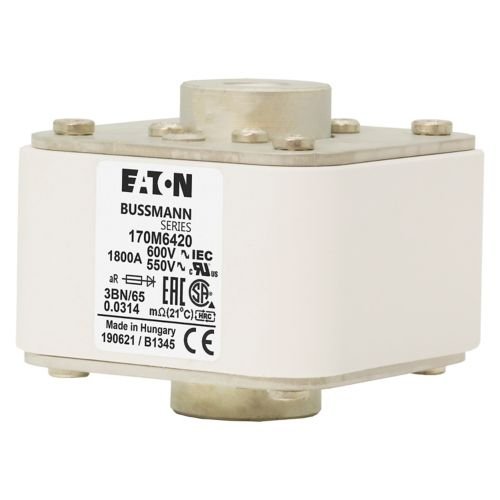 Eaton Bussmann 170M6420 1800A 600V AC aR High-Speed Fuse