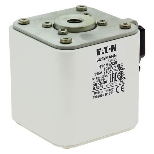 Eaton Bussmann 170M6538 315A 1250V AC aR High-Speed Fuse