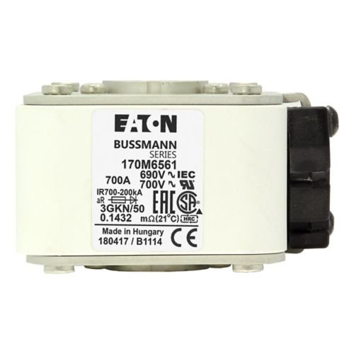 Eaton Bussmann 170M6561 700A 690V AC aR High-Speed Fuse