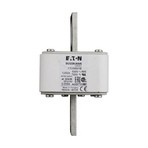 Eaton Bussmann 170M6616 1250A 690V AC aR High-Speed Fuse