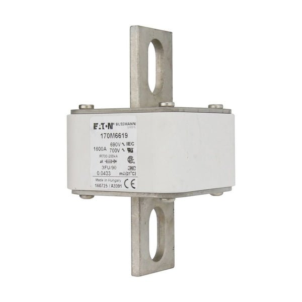Eaton Bussmann 170M6619 1600A 690V AC aR High-Speed Fuse