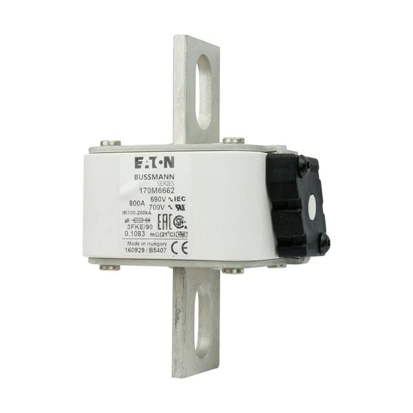 Eaton Bussmann 170M6662 800A 690V AC aR High-Speed Fuse