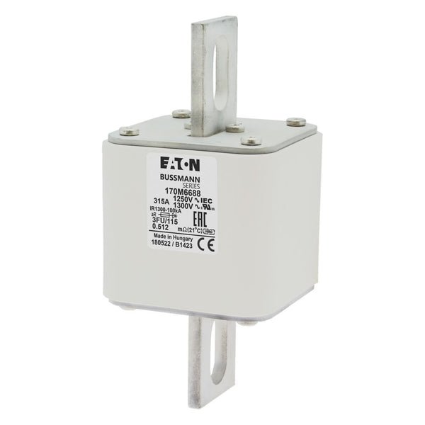 Eaton Bussmann 170M6688 315A 1250V AC aR High-Speed Fuse