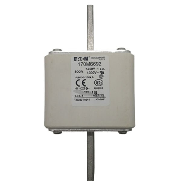 Eaton Bussmann 170M6692 500A 1250V AC aR High-Speed Fuse