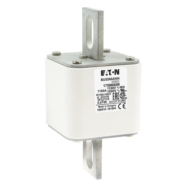 Eaton Bussmann 170M6699 1100A 1100V AC aR High-Speed Fuse