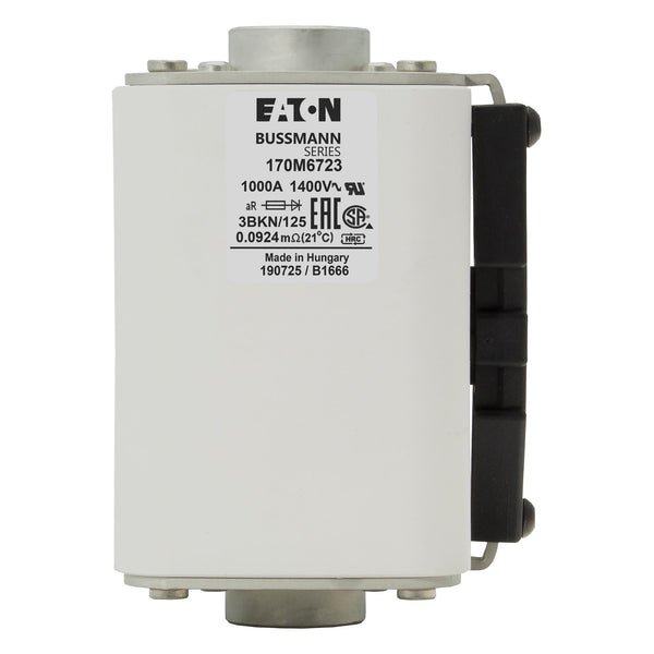 Eaton Bussmann 170M6723 1000A 1400V AC aR High-Speed Fuse