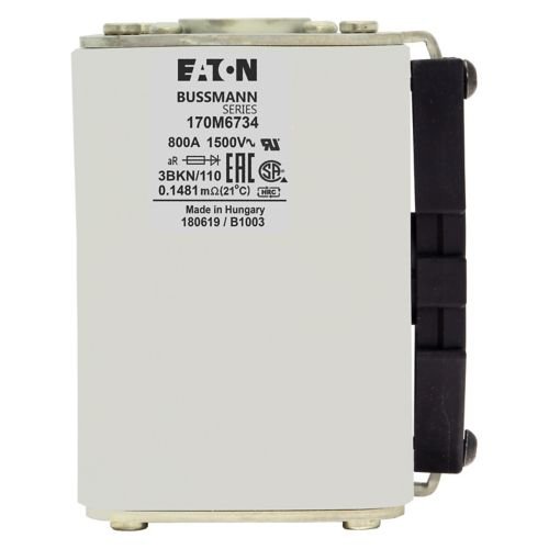 Eaton Bussmann 170M6734 800A 1500V AC aR High-Speed Fuse