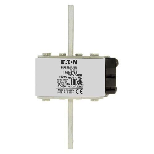 Eaton Bussmann 170M6768 1500A 690V AC aR High-Speed Fuse