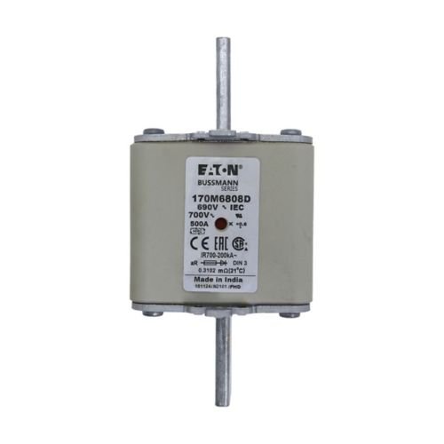 Eaton Bussmann 170M6808D 500A 690V AC aR High-Speed Fuse