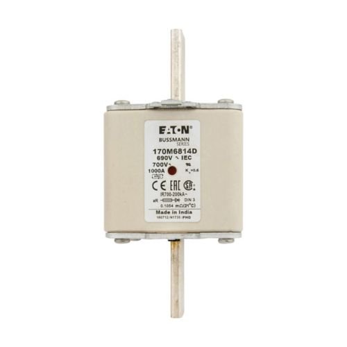 Eaton Bussmann 170M6814D 1000A 690V AC aR High-Speed Fuse