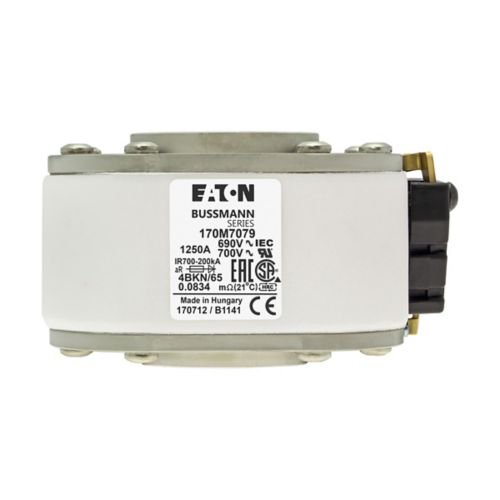Bussmann 170M7079 1250A 690V AC (IEC) / 700V AC (UL) 170M high-speed square-body fuse