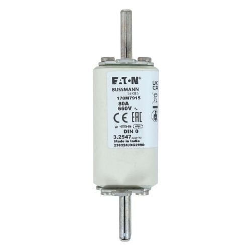 Eaton Bussmann 170M7915 80A 660V AC aR High-Speed Fuse