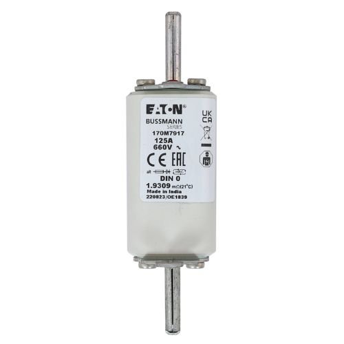 Eaton Bussmann 170M7917 125A 660V AC aR High-Speed Fuse
