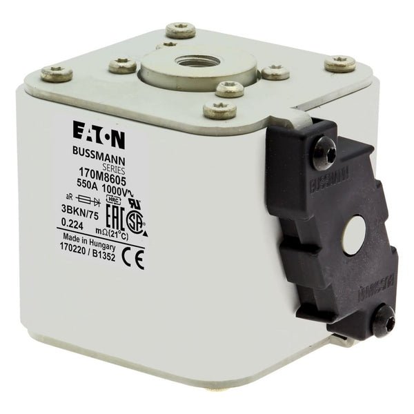 Eaton Bussmann 170M8605 550A 1000V AC aR High-Speed Fuse